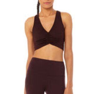 ALO YOGA Wild Thing Bra - Oxblood size XS
